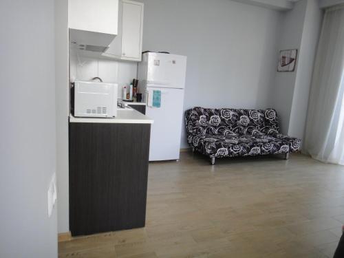 Kuhinja ili čajna kuhinja u objektu DestinationBTM Apartment in Batumi