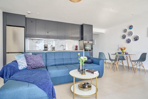 Ruang duduk di Sia Mare Seaside Apartments