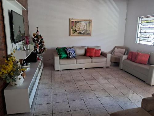 Posezení v ubytování Casa Catuçaba