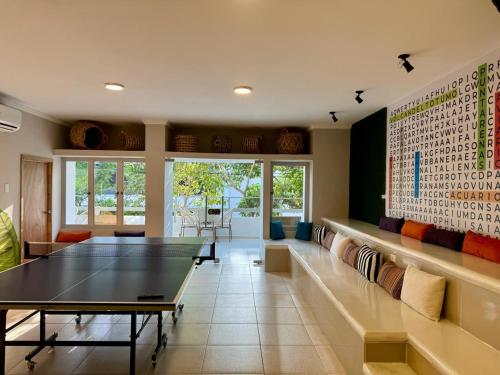 Posezení v ubytování Hostel Dorado Plaza Getsemaní