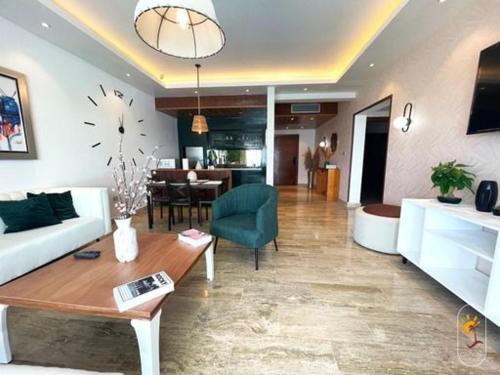 Χώρος καθιστικού στο Boca chica Presidential Suites Hamaca
