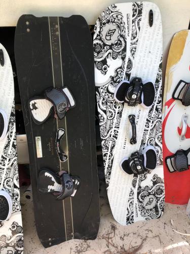 a group of snowboards sitting next to each other at Karana Studio 2 - K2 in Long Bay Hills