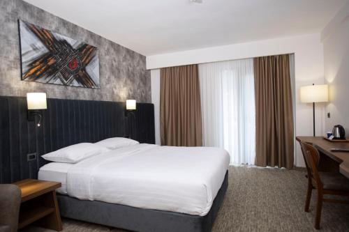 Katil atau katil-katil dalam bilik di Anemon Kent Karabük Otel