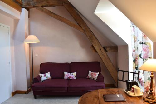 Ruang duduk di Hôtel Le Clos