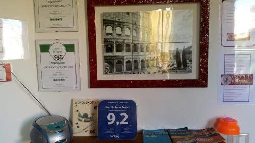 Certifikát, hodnocení, plakát nebo jiný dokument vystavený v ubytování Vecchia Roma Resort