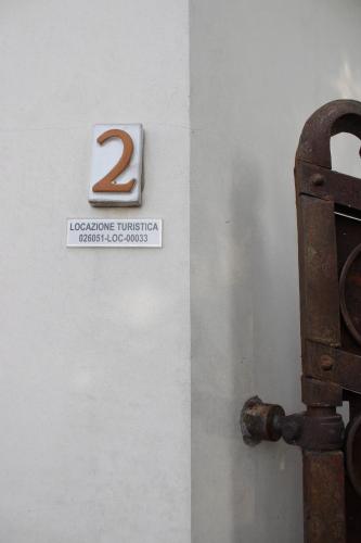 Camere Abate Toaldoに飾ってある許可証、賞状、看板またはその他の書類