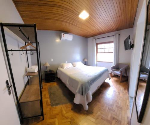 Postel nebo postele na pokoji v ubytování Pousada Do Conde