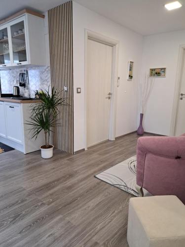 Η κουζίνα ή μικρή κουζίνα στο Apartmani Habibi