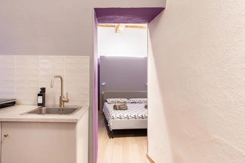Kylpyhuone majoituspaikassa Appartamento il Borgo