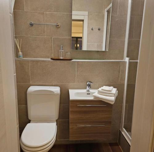 Et badeværelse på Lugano CASA NOSTRA guesthouse