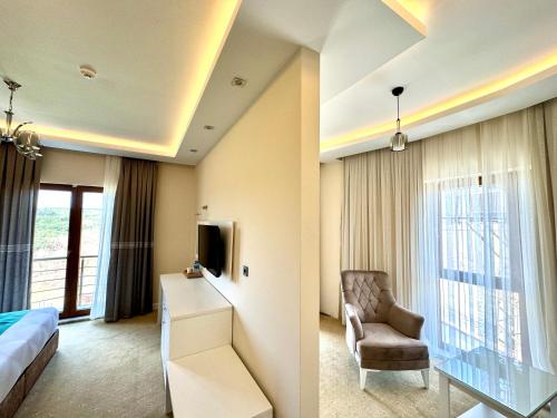 TV o dispositivi per l'intrattenimento presso Green Roof Boutique Hotel & SPA Istanbul Airport