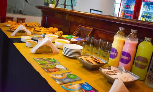 Eten bij of ergens in de buurt van het hotel

