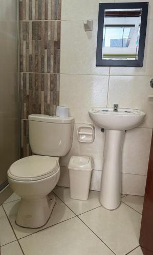 Koupelna v ubytování Illari Wari l - Hotel Sauna