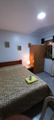 Un ou plusieurs lits dans un hébergement de l'établissement Hotel Virgen del Carmen - Huaraz