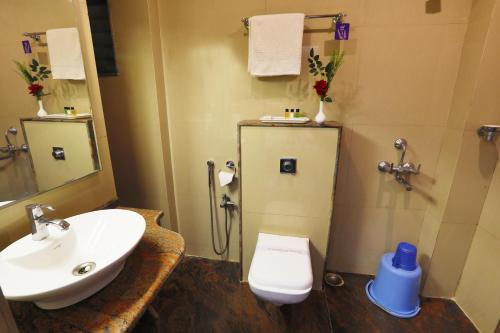 Koupelna v ubytování Hotel Durene