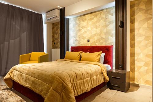 Cama o camas de una habitación en Limani Comfort Rooms