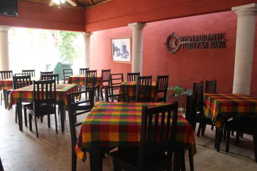 מסעדה או מקום אחר לאכול בו ב-Hotel Turquesa Maya