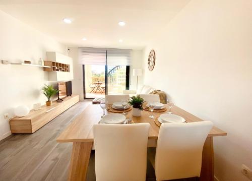 Χώρος καθιστικού στο Atico Solarium La Cala