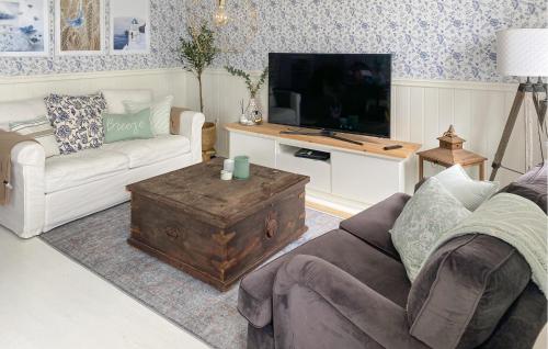 sala de estar con sofá y TV en 3 Bedroom Gorgeous Home In Sffle, en Säffle
