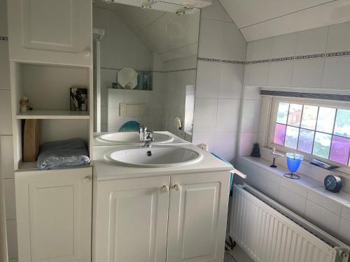 Kuchyň nebo kuchyňský kout v ubytování Appartement Twins