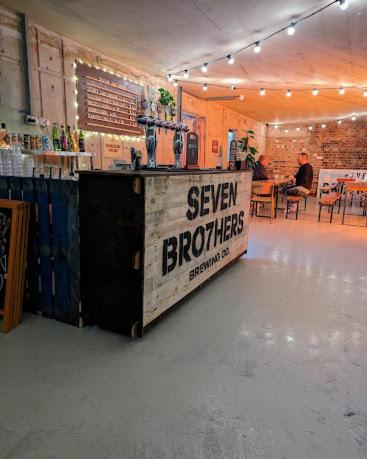a store with a sign that says seven brocers at Kampus in Manchester