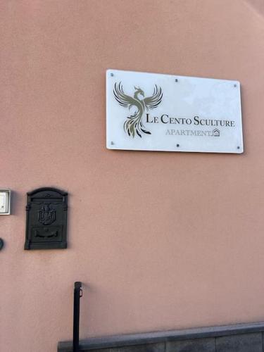 Πιστοποιητικό, βραβείο, πινακίδα ή έγγραφο που προβάλλεται στο Le Cento Sculture Apartment