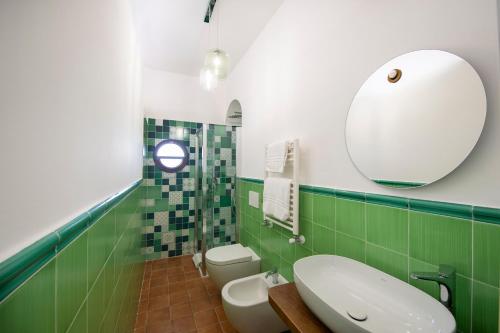 Salle de bains dans l'établissement Il Vigneto di Nonno Pietro