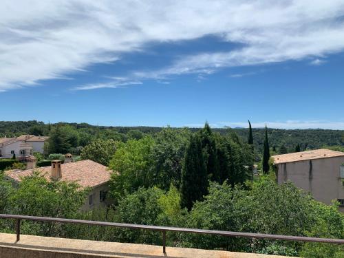a view from the balcony of a house at la grande villa in Aix-en-Provence