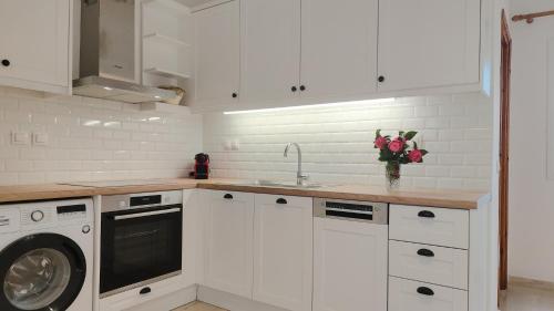 A kitchen or kitchenette at Clios House