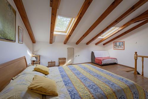 Krevet ili kreveti u jedinici u okviru objekta Vesna in Rovinjsko Selo (Haus für 2-4 Personen)