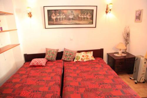 מיטה או מיטות בחדר ב-Casa Formiga RC2