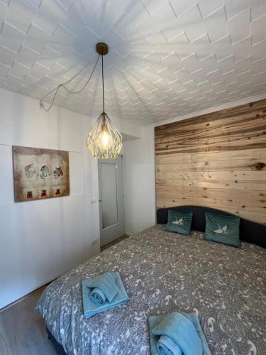 Postel nebo postele na pokoji v ubytování Apartment Oberprisch