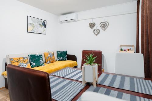 Χώρος καθιστικού στο Apartmant Borna