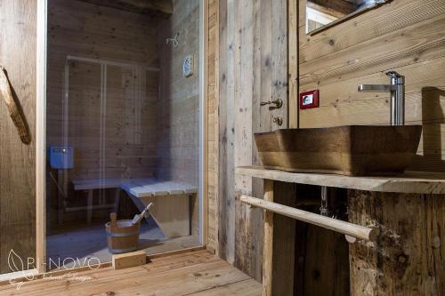 Ванная комната в Chalet Lagorai