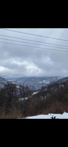 widok na pokryte śniegiem wzgórze z liniami zasilania w obiekcie ANN III w mieście Vlasina Rid