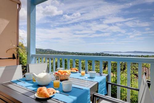 Grimaud, les Restanques, appartement vue mer, 4 personnes