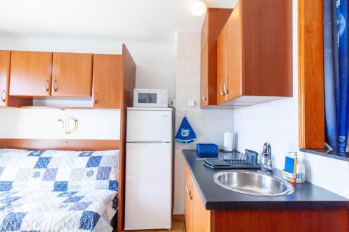 Kuchyňa alebo kuchynka v ubytovaní Appartement Vue Mer - Albatros