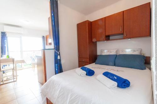 Posteľ alebo postele v izbe v ubytovaní Appartement Vue Mer - Albatros