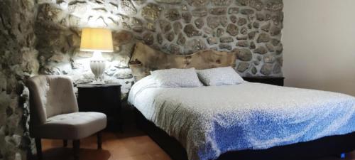 Voodi või voodid majutusasutuse Casa das Oliveiras toas