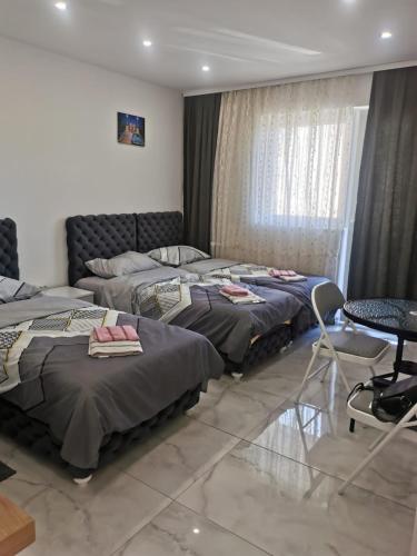 Postel nebo postele na pokoji v ubytování Apartman Aleksandar 1