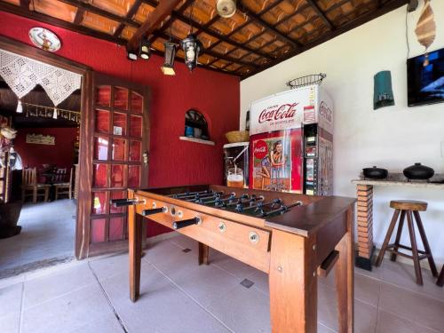 Casa de Veraneio Villa Lopesにあるゲームルーム