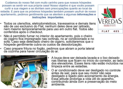 Fotografie z fotogalerie ubytování Flat 405 - Condomínio Veredas do Rio Quente - Diferenciado com ar na sala e no quarto v destinaci Rio Quente