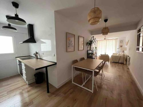 Η κουζίνα ή μικρή κουζίνα στο Apartamento a 50m de la playa en Guardamar