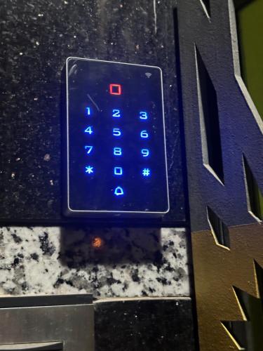 a close up of an electronic device with snow on it at Elite Holiday Home - Luxury & Centric Flat in Tangier