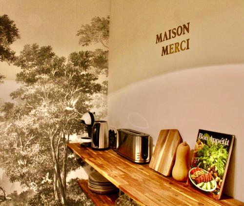 Παροχές για τσάι/καφέ στο Maison Merci - Maison d'hôtes