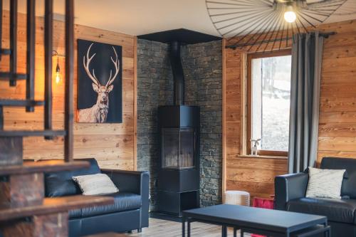 Posezení v ubytování Chalet les 3 Pîtres - 10 personnes - Pelvoux Les Ecrins