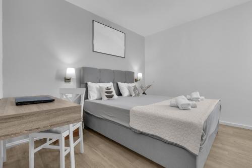 Posteľ alebo postele v izbe v ubytovaní Mediterranean Living 2