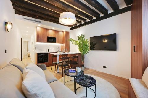 Chic apartment - 1BR-4P -AC- Marais-Vosges