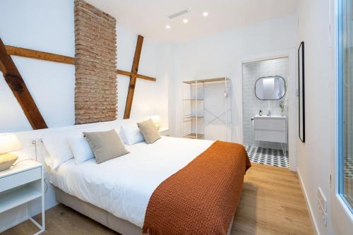 Ένα ή περισσότερα κρεβάτια σε δωμάτιο στο Patio Zahorí Granada Centro