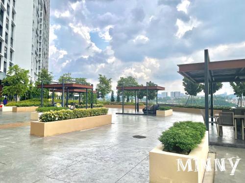 a park with benches at MRT Balcony Netizen Couple Friendly #29 in Cheras